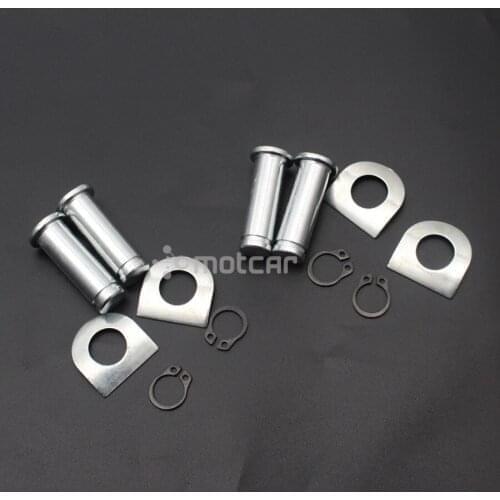 2set Motorcycle Silver Aluminium Foot Pegs Mount Kit Pins For Harley Dyna Softail Sportster V Rod Night Rod FLHX
