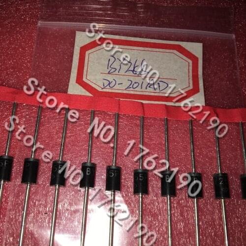 200PCS/LOT BY255 DO-201AD Schottky diodes Rectifier diodes 3A 1300V