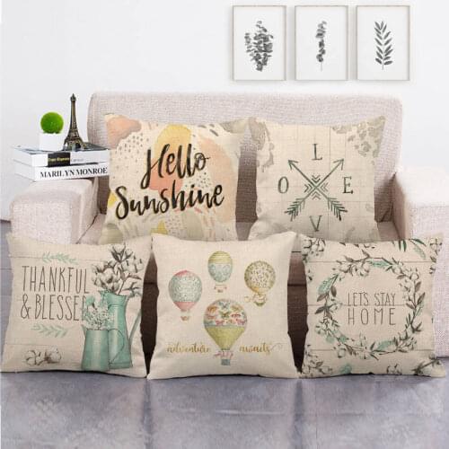 45cm*45cm Orchids and Chrysanthemums Patterns design linen/cotton throw pillow covers couch cushion cover home decor pillow