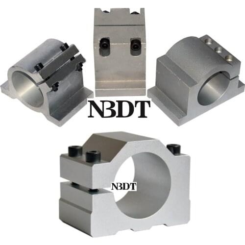 Dia. 20 38 48 52 65 80 85 100MM Cast Aluminium Spindle Motor Holder Bracket Clamp Base CNC Engraving Machine