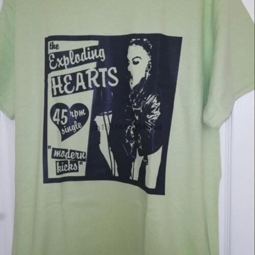 The Exploding Hearts T Shirt Power Pop Punk Rock Music Apparel Graphic Tee Men & Women 516