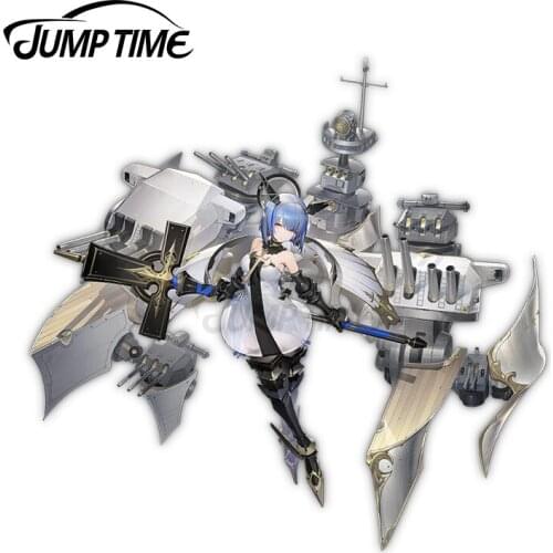 JumpTime 13 x 10.8cm Azur Lane Gascogne Anime Waifu Weatherproof Car Stickers Decals Occlusion Scratch Waterproof Windows Decor