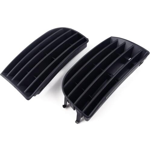 1 Pair Left & Right Front Bumper Lower Fog Light Lamp Grille Cover Fit For VW Golf 5 MK5 2004 2005 2006 2007 2008