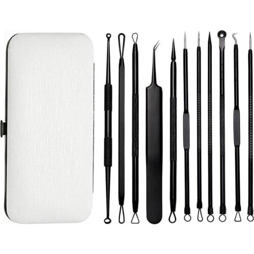 Facial Pore Cleaner Set Acne Needles Clip Cleaner Beauty Skin Care Tool Kit Practical Blackhead Remover Tool Kit