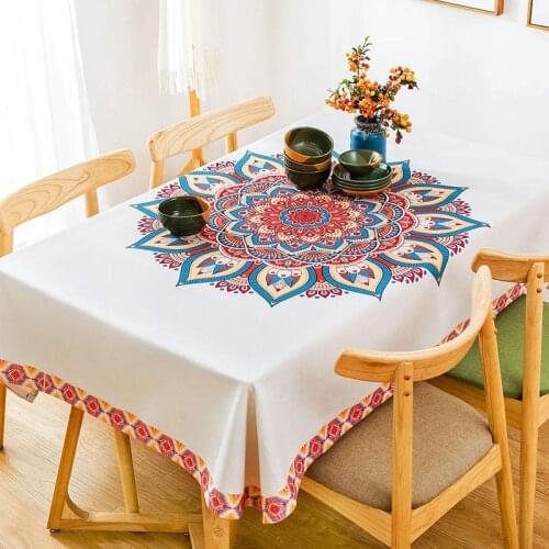 MonoRed Waterproof Tablecloths