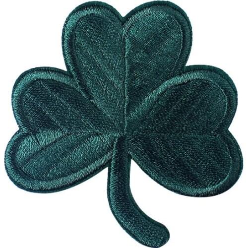 Iron On Patches Clover Leaves Patch On Clothes Embroidered Patches For Clothes DIY Cactus Patch Sew On Garment Apparel Accessory