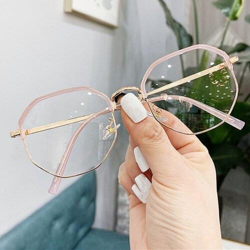 New 3 Colors Trends Office Anti Blue Light Oversized Glasses Computer Women Blue Blocking Gaming Big Size Men Eyeglasses Frame