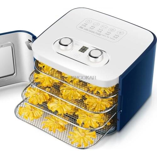 Food Dehydrator Dried Fruit Machine Fruit Dryer Household Small Pet Snack Fruit and Vegetable 4 Floors of Large Space