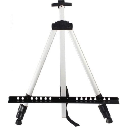 Portable Adjustable Metal Stand Foldable Aluminum Alloy Easel for Sketch Painting Field Exhibition Student Supplies Art Tools