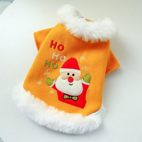 Christmas Dog Clothes Winter Pet Outfit Xmas Dog Clothing Warm Coat Jacket Puppy Poodle Bichon Pomeranian Costume Dropshipping
