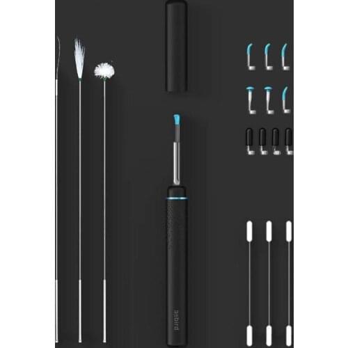 M9 Pro Smart Visual Ear-Stick Endoscope 300W High Precision In-Ear Endoscope With 300mAh Magnetically Charged Base