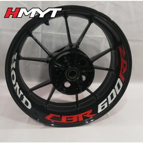 Apply to HOND CBR300 CBR600 motorcycle refitting wheel hub sticker waterproof reflective rim personalized Decal creative sticke