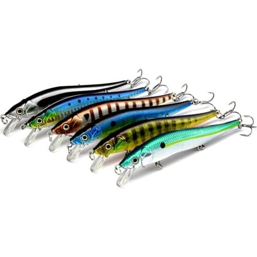 Minnow Fishing Lures 12CM 13.7G Hot Fishing lures hard lure Silence Sinking Minnow High Quality Hard Baits Good Action Wobblers