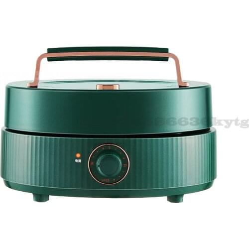 220V/600W Sandwich Maker Toaster Household Double Sided Heating Waffle Toaster Rotating Timing Multi-function Breakfast Machine