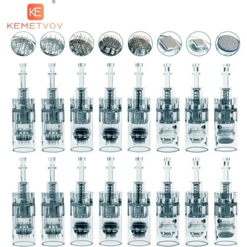 30 pcs Bayonet Cartridge Replacement for Dr.pen M8 Micro Needle 16 Pin/11 Pin/36 Pin/5D Nano Micro Skin Needling Tip Derma Stamp