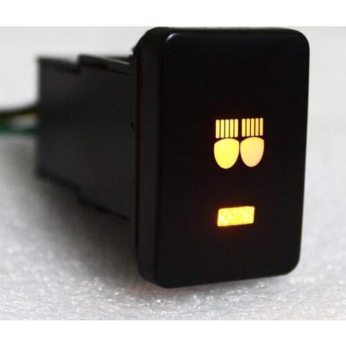 32.5mmx22mm Push Switch Blue LED Light Bar For Toyotaa Tundra 4Runner 2010-ON (DRIVING LIGHTS)