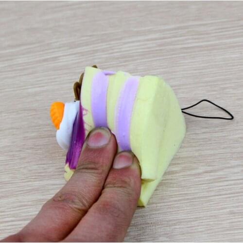 6x Realistic Artificial Square Cake Bakery Window Fruit Food Display Photo Props H58C