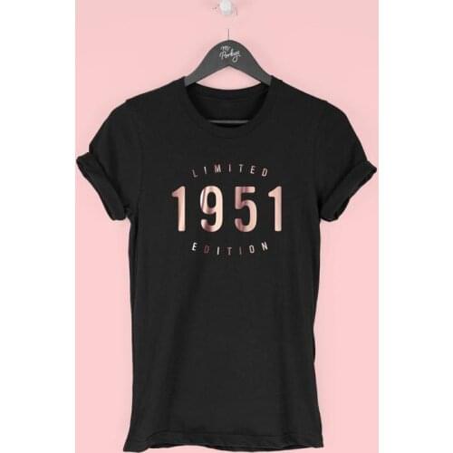 70th Birthday T-Shirt for Women, 1951 T-Shirt, 70th Birthday Gift for Women, Limited Edition 1951 Top for Her womens clothing
