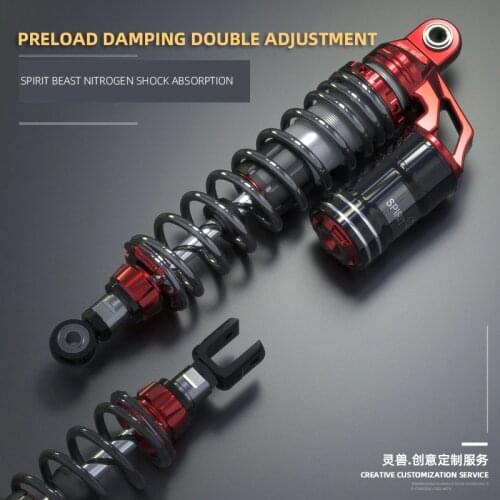 Rear shock absorber modified motorcycle adjustable hydraulic spring rear shock absorber electric vehicle nitrogen shock absorber