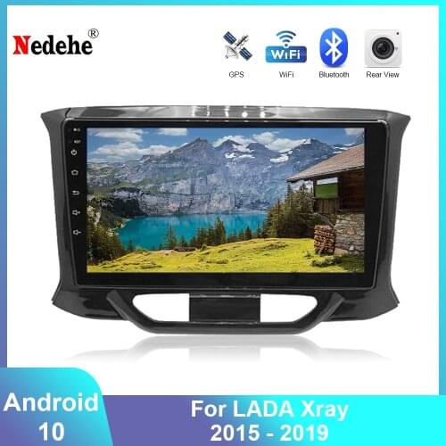 9 Inch IPS Android 10 Autoradio Multimedia Player 2 DIN Car Radio Stereo For LADA XRAY 2015-2019 GPS Navigation WIFI