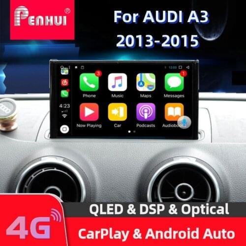 Car DVD For Audi A3 2012-2015 Car Radio Multimedia Video Player Navigation GPS Android 10.0 Double Din