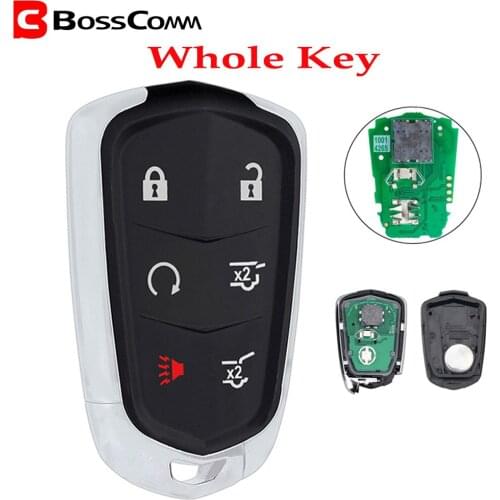 Bosscomm Keyless Entry 2015 2016 2017 2018 2019 2020 For Cadillac Escalade Prox Smart Car Remote Key Fob 6B 315MHz