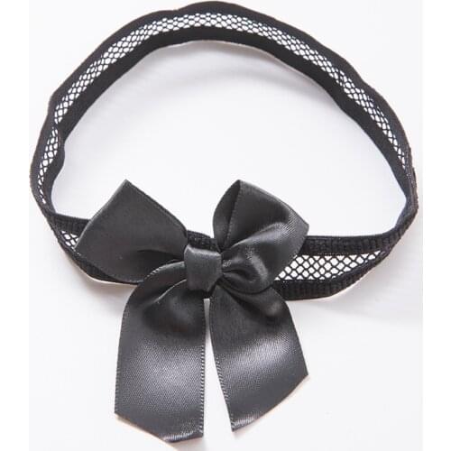 Dark Harajuku Black Over The Knee Socks Sexy Bowknot Elastic Mesh Thigh Loop Leg Loop Sexy Temptation Appeal Match Anklet