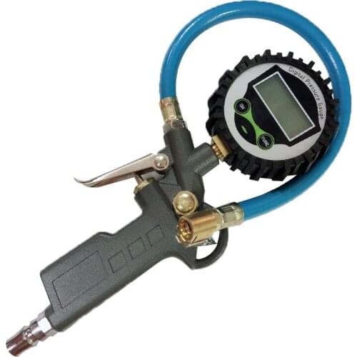 Digital Car Tire Air Pressure Inflator Gauge High Precision Car Tire Air Pressure Gauge Handle Grip Trigger Inflator Vehicle Inf