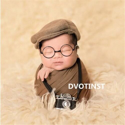 Dvotinst Newborn Photography Props Baby Mini Camera Little Cameras for Bebe Fotografia Studio Shooting Photo Prop Accessories