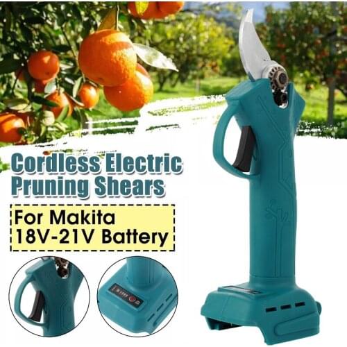 Electric Pruning Scissors 30mm Pruners Garden Cutting Tools For Makita 18V-21V Battery Pruning Shears Electric Pruning Scissors