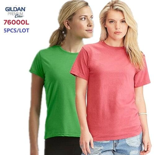 Short Sleeve Women's T-Shirts GILDAN China