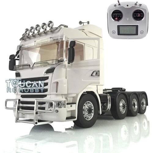 LESU 1/14 Metal 8*8 Chassis Hercul Tractor Sca Truck Radio ESC Bumper Sound THZH1009-SMT3