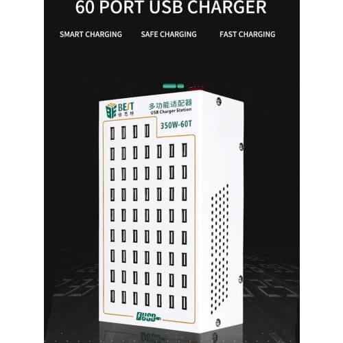 60t-350a Multifunction Adapter 60 Port USB Interface Power Supply Intelligent Fast Current Charging USB Charger Quick Charge
