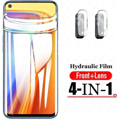 Not Glass Hydrogel Film for OPPO Realme 7 Camera Protector Lens Glass for Realmi Realmy 7 Screen Protector Soft Protect Film
