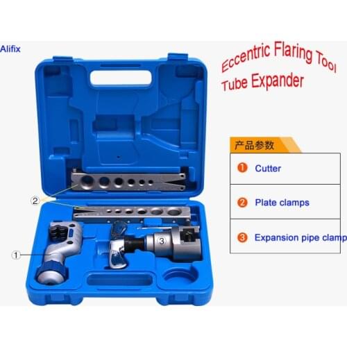 New arrival VFT-808-MIS Eccentric Flaring Tool for Refrigeration Contain tube cutter Refrigeration repair tools