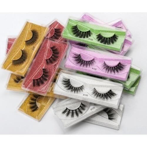 Wholesale Eyelashes 10/30/50/100pcs 3D Mink Lashes Natural Mink Eyelashes Wholesale False Eyelashes Makeup False Lashes In Bulk
