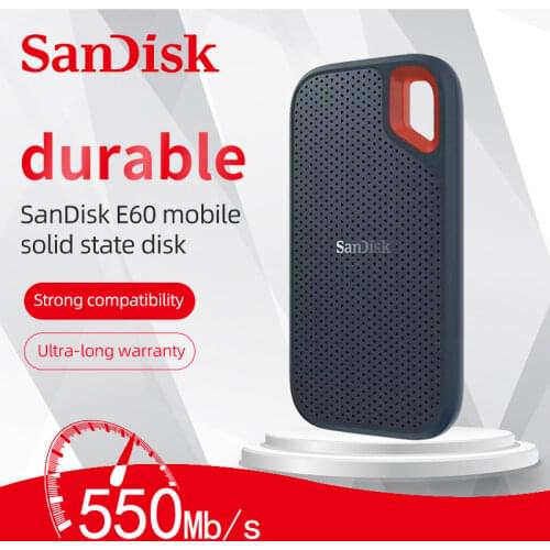 SanDisk Portable External SSD 1TB 500GB 2TB External Hard Drive SSD USB 3.1 HD SSD Hard Drive Solid State Disk for Laptop