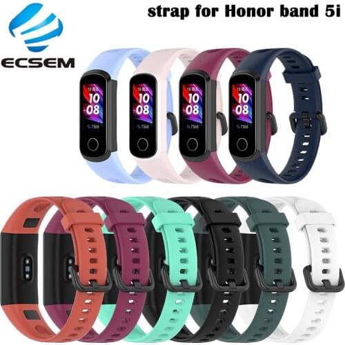 Wrist strap For Honor band 5i smart watch bracelet accesspries replacement adjustable loop wristband for huawei band 4 B4 strap