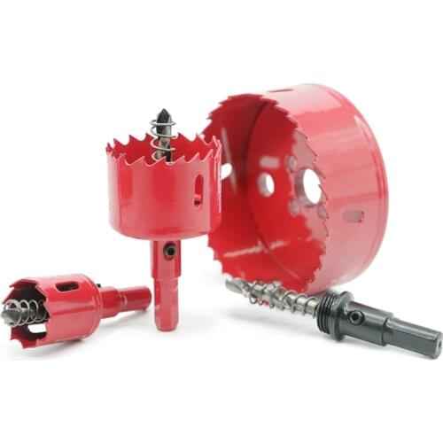 Free Shipping 16-200mm M42 HSS Bi-Metal drill bit tool parts Hole Saws for Woodworking DIY center drill aluminum and iron stron