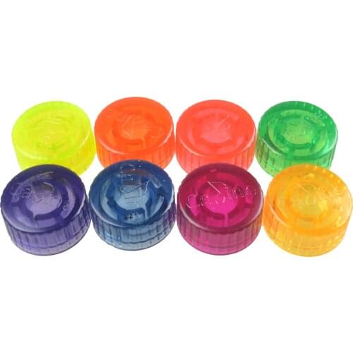 Caline Footswitch Topper Random Color Candy Colorful Plastic Bumpers Footswitch Protector For Guitar Effect Pedal