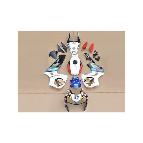 Wotefusi Bodywork Fairing UV Paint Injection For Honda CBR 600RR F5 2003 2004 (HF)