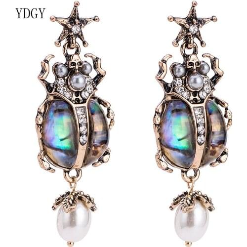 Ydgy Cultured Pearl Star Earrings Earrings Jewelry Custom Declaration 2019 Cute fashionable Women hop Earrings