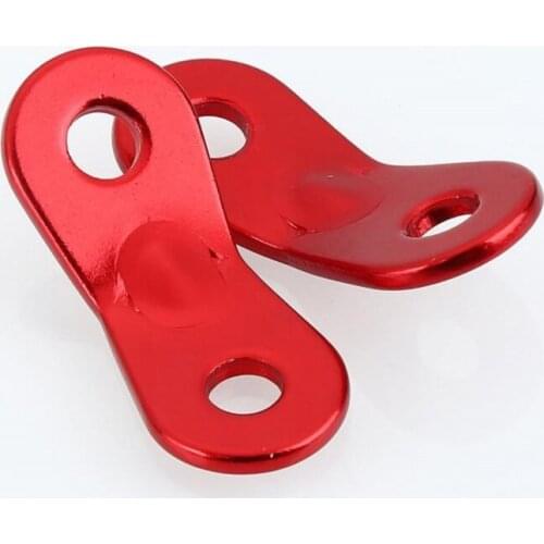 10pcs/set Camping Tent Parachute Cord Rope Buckle Aluminum Alloy Cord Buckle Tensioners Fastener Outdoor Tools