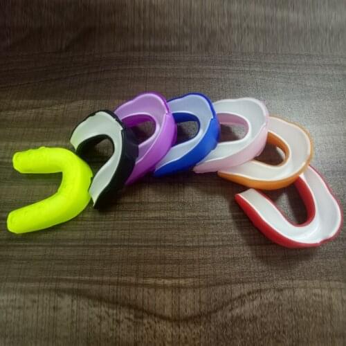 100% real photos basketball Mouthguard football taekwondo EVA gum shield muay thai mma mouth guard boxing Teeth Protect