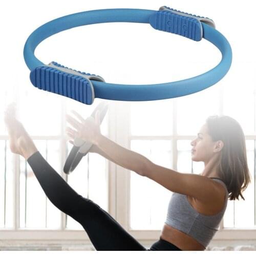 32cm Yoga Fitness Pilates Ring Circle High Strength Multifunctional Slimming Body Building Training Pilates Ring Loop for Home