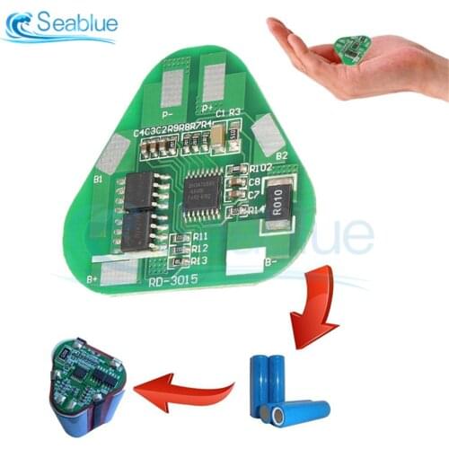 3S 4A Li-ion Li-Po Cylindrical Prismatic Lithium Polymer Battery 3 Cell PCB Module Board Short Circuit Overcharge Protection BMS