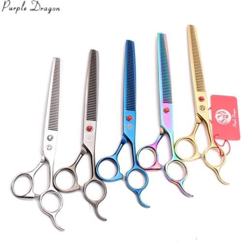 7.5In. Stainless Dog Scissors Thinning Scissors Dog Grooming Scissors Professional Pet Scissors Animal Shears Dropshipping Z4008