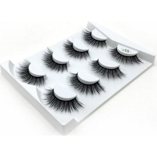 80 pairs Eyelashes 3D False lashes Thick Crisscross Makeup Eyelash Extension Natural Volume Soft Fake Eye Lashes L04