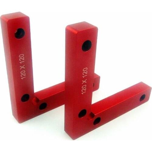 Aluminum L-Squre Clamping Squares,woodworking 90 degrees Try Square Angle Ruler,rectangular device,fixing clip
