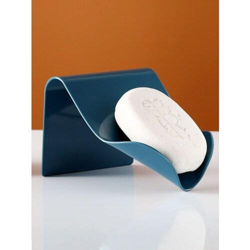 Soap Holder bathroom Shower Soap Shelf Bath Soap Box Vertical Suction Cup Laundry Soap Dish Storage Tray Bathroom Supplies